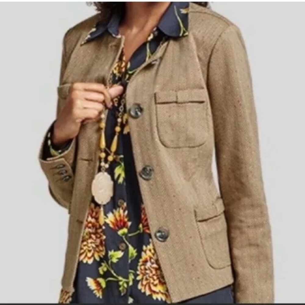 Cabi penny herringbone blazer